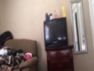 Young Black Slut Strokes My Dick With Baby Oil