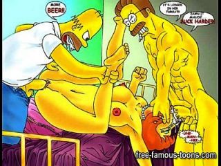 Griffins And Simpsons Hentai Porn Parody