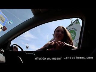 Dude Fucks Teen Hitchhiker In The Car In Field