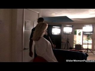 Blonde Soccer Milf Gets Facial