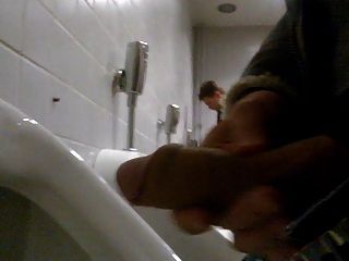 Jerking At The Urinal