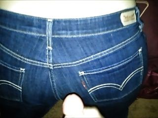 Cum On Wifes Levis Jeans Ass
