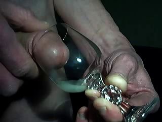 Cumming And Cumming In A Wine Glass