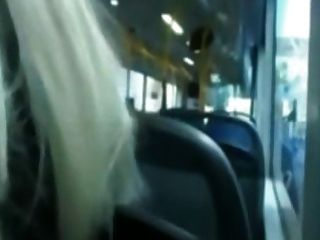 Girl Gives Blowjob In Public Bus