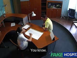 Fakehospital Sexy Nurse Heals Patient With Hard Office Sex
