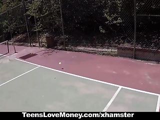 Teenslovemoney - Tennis Slut Fucks For Cash