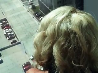 Fucking His Wife In The High Floor Of Building