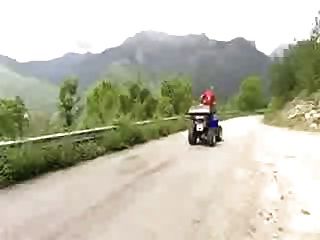 Sex On Bike And Cliff