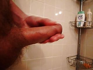 Cumshot In The Shower