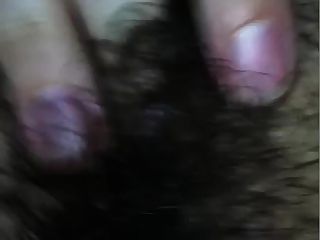 Masturbating Hairy Pussy