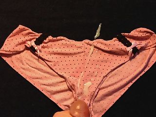 Pink Panty Cumshot 02
