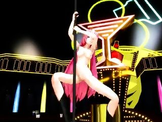 Miku Miku Naked Poledance