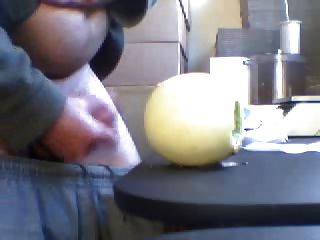 Wanking & Fucking A Melon
