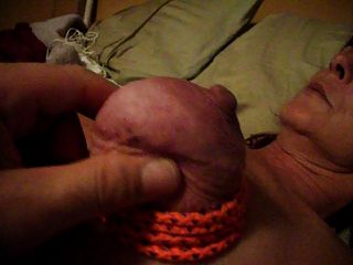 Tied Breast Bondage Tit Unwrap