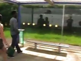 Hooker Fucks Black Guy In Public !!!
