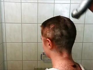 Sexy Redhead Shaves Her Head Bald