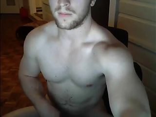 Cute Muscled Stud Jerks Off & Cums For Me On Cam