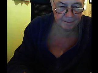 Grandpa Stroke On Webcam