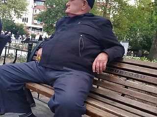 Straigh Turkish Grandpa In Public
