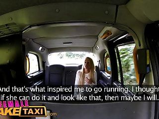 Femalefaketaxi Blonde Fitness Babe Loves Big Tits And Eating