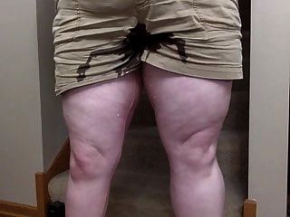 Pissing Commando In My Shorts